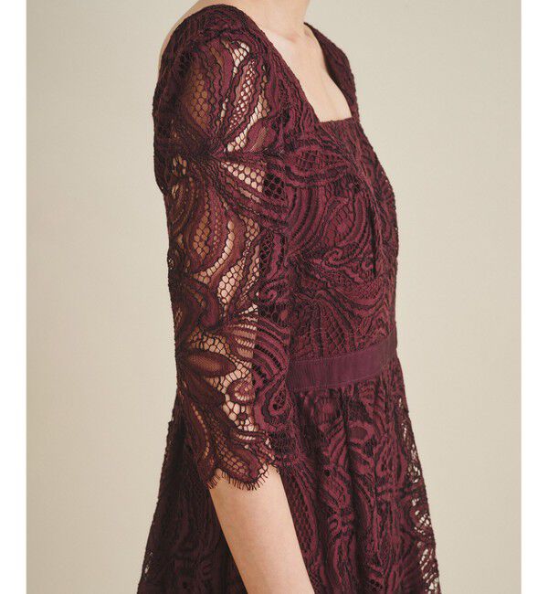 Grace Class「スクエアネックレースドレス」|ドレス|