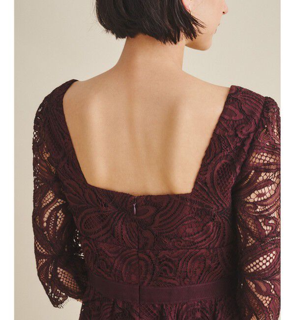 Grace Class「スクエアネックレースドレス」|ドレス|