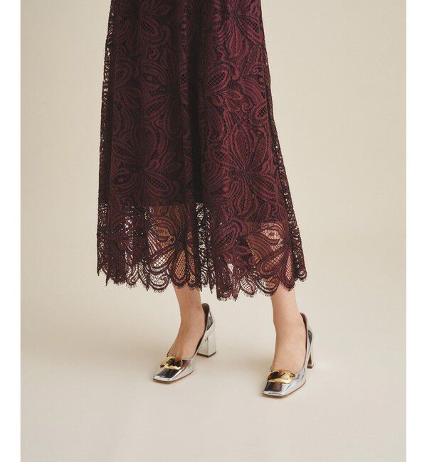 Grace Class「スクエアネックレースドレス」|ドレス|