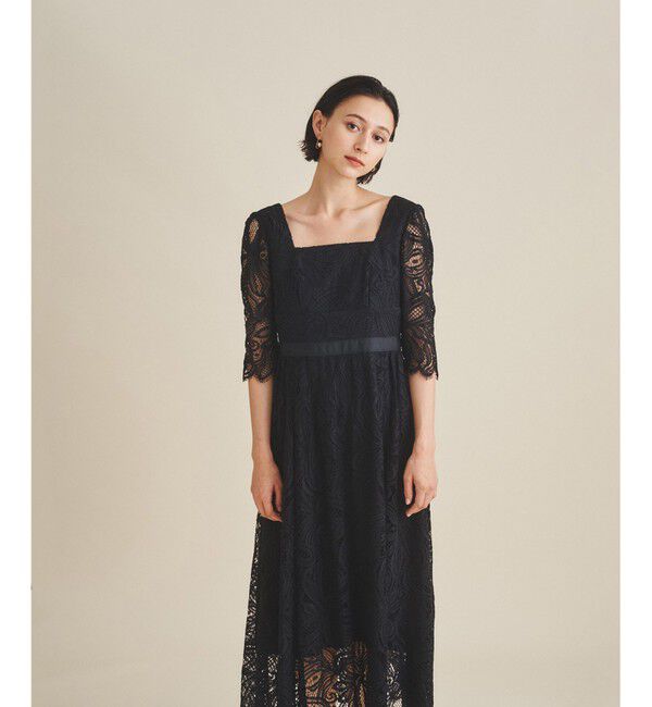 Grace Class「スクエアネックレースドレス」|ドレス|