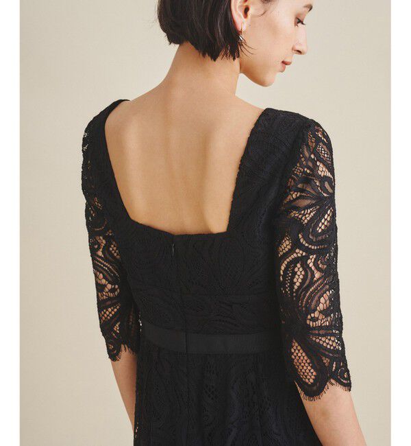 Grace Class「スクエアネックレースドレス」|ドレス|