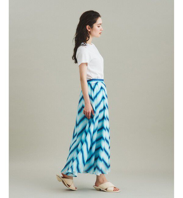 GRACE CONTINENTAL「タイダイプリントロングスカート」|スカート|