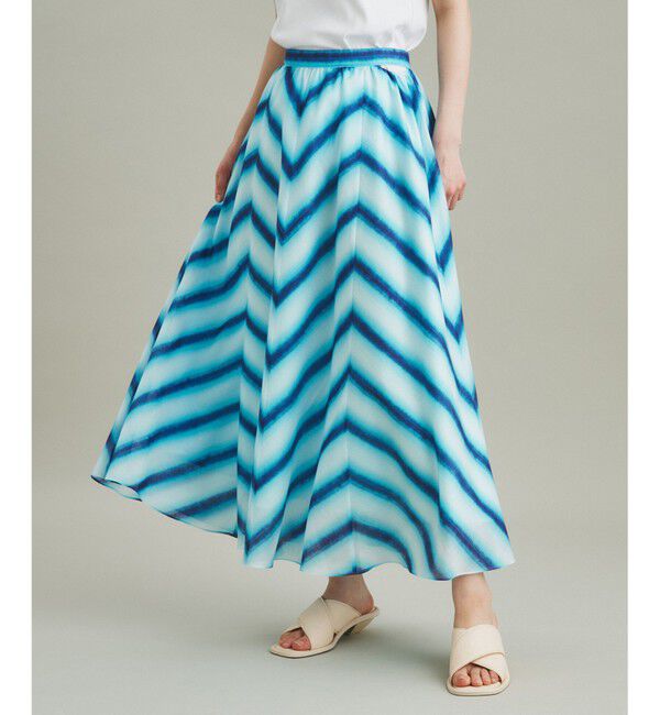 GRACE CONTINENTAL「タイダイプリントロングスカート」|スカート|