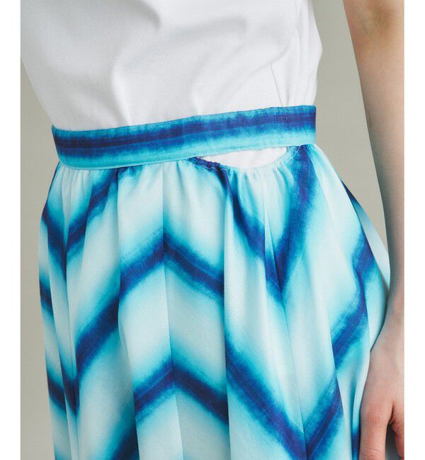 GRACE CONTINENTAL「タイダイプリントロングスカート」|スカート|