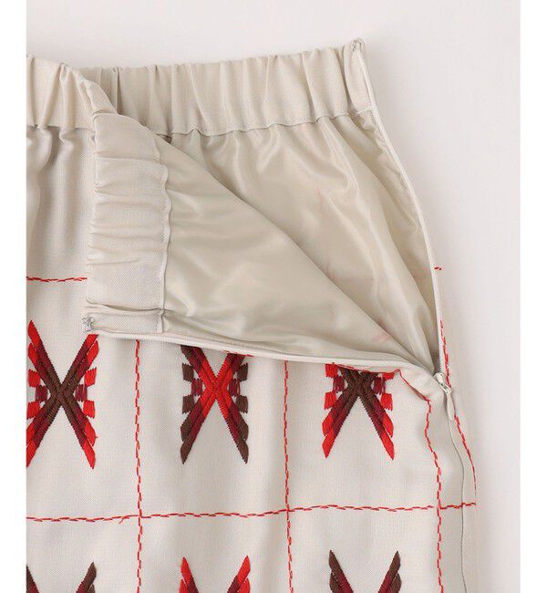 GRACE CONTINENTAL「キカ刺繍ロングスカート」|スカート|