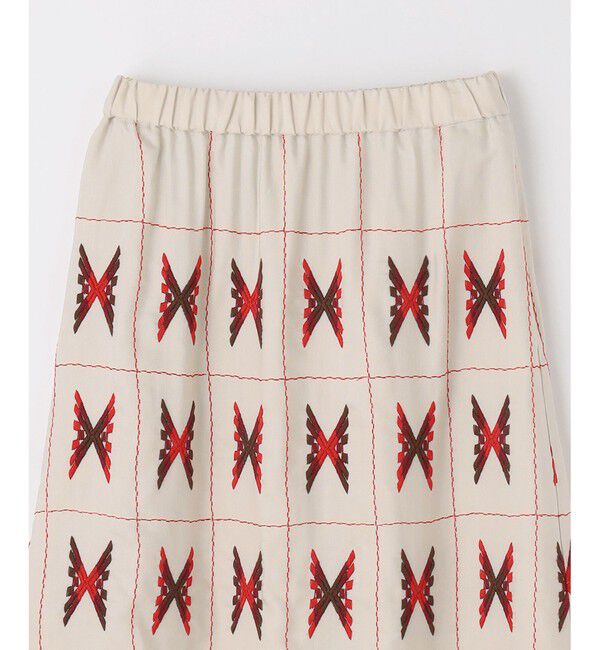 GRACE CONTINENTAL「キカ刺繍ロングスカート」|スカート|