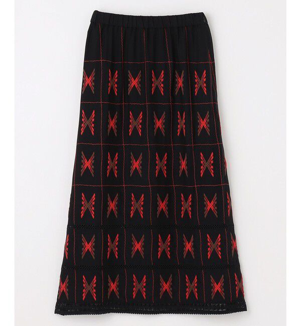 GRACE CONTINENTAL「キカ刺繍ロングスカート」|スカート|