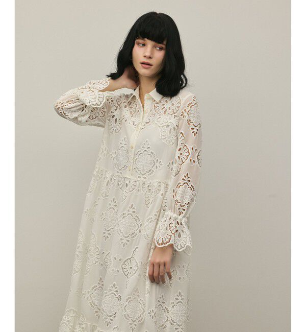 Diagram「カットワーク刺繍ワンピース」|ワンピース|