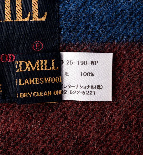 NOLLEY'S goodman「【TWEEDMILL/ツイードミル】Lambswool Muffler Check 25」|マフラー|