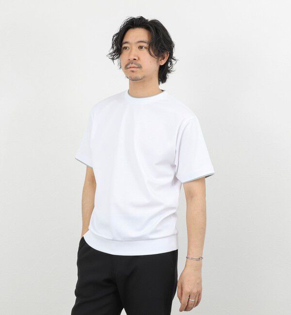 NOLLEY'S goodman「超長綿ハイゲージポンチ フェイクレイヤードTシャツ 26SS」|Tシャツ・カットソー|