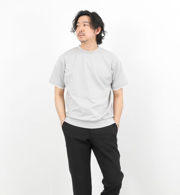 NOLLEY'S goodman「超長綿ハイゲージポンチ フェイクレイヤードTシャツ 26SS」|Tシャツ・カットソー|