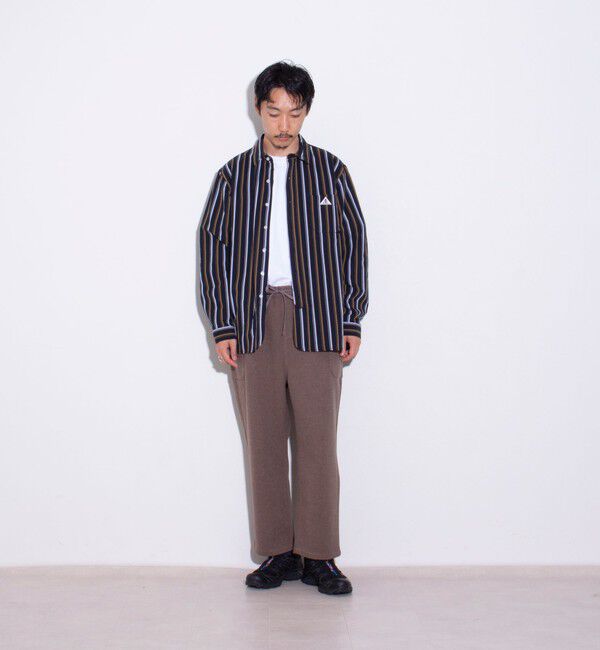 GLOSTER「【GEVACO/ゲバコ】ピーチ起毛マルチストライプレギュラーシャツ」|シャツ・ブラウス|