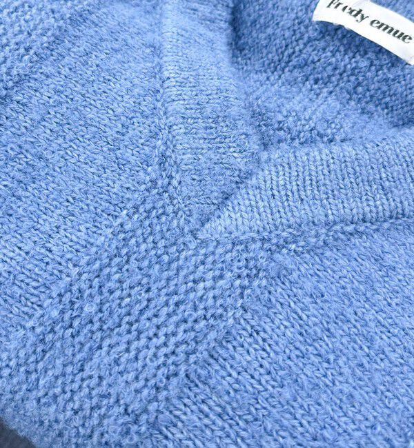 fredy emue「ブークレニットVネックプルオーバー」|ニット・セーター|