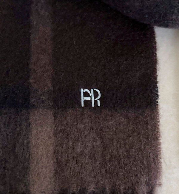 fredy emue「ライトブークレチェックマフラー45」|マフラー|