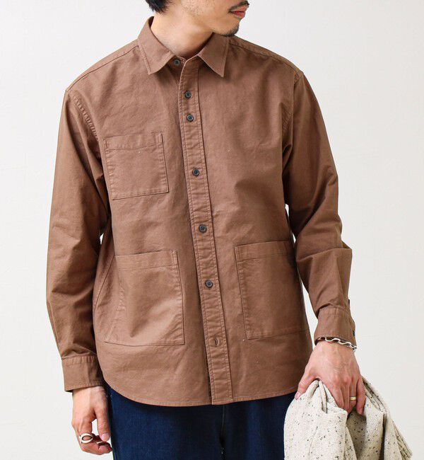 GLOSTER「【ユーティリティシャツ】ダックポケットシャツ」|シャツ・ブラウス|