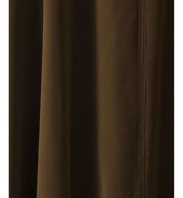 SALON adam et rope'「パールレザーライクフレアスカート」|スカート|