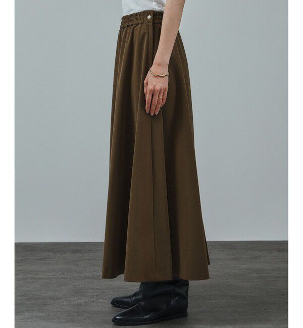 SALON adam et rope'「パールレザーライクフレアスカート」|スカート|