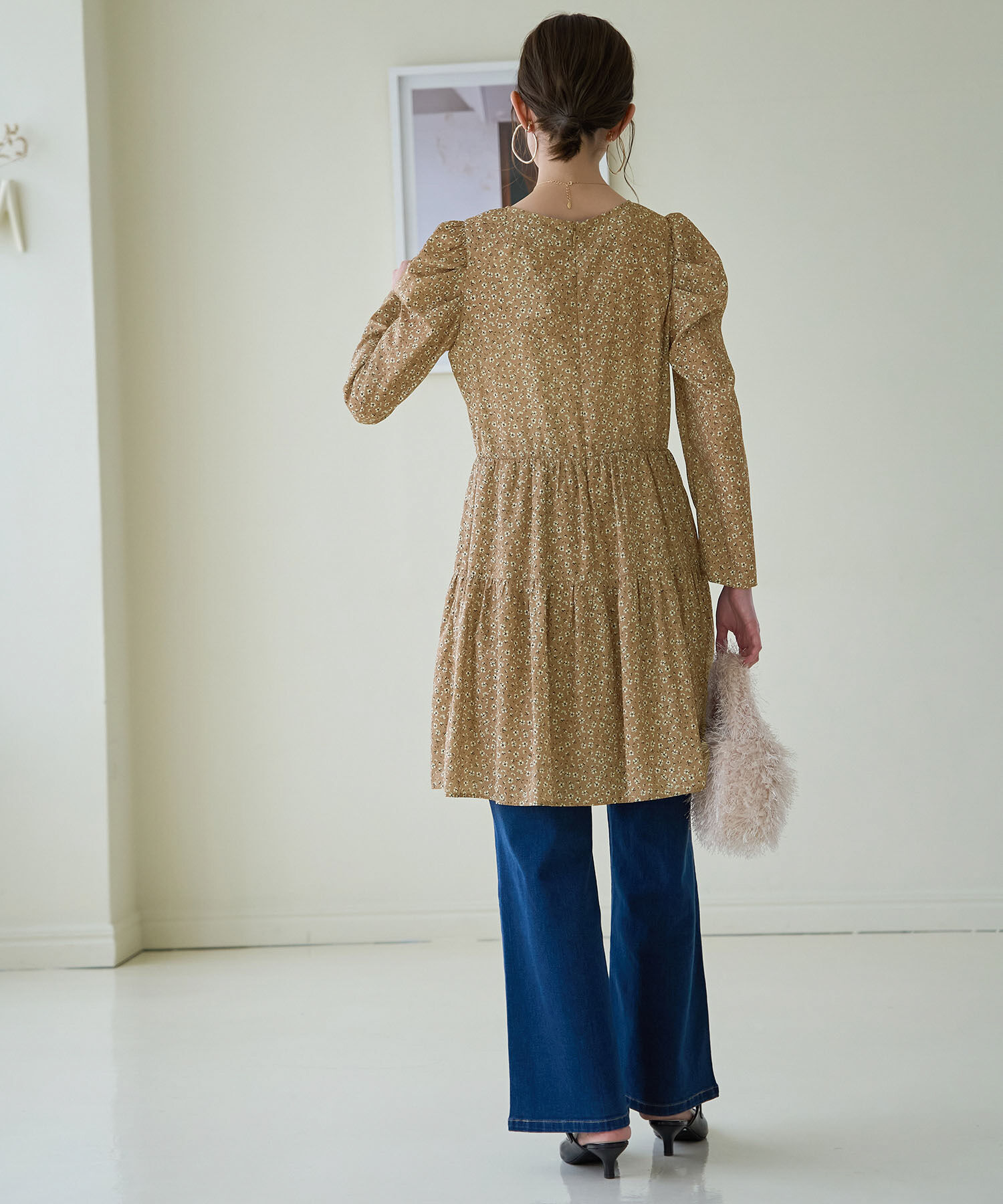 Rope&rsquo;Picnic「小花柄ワンピース/リンクコーデ」|ワンピース|