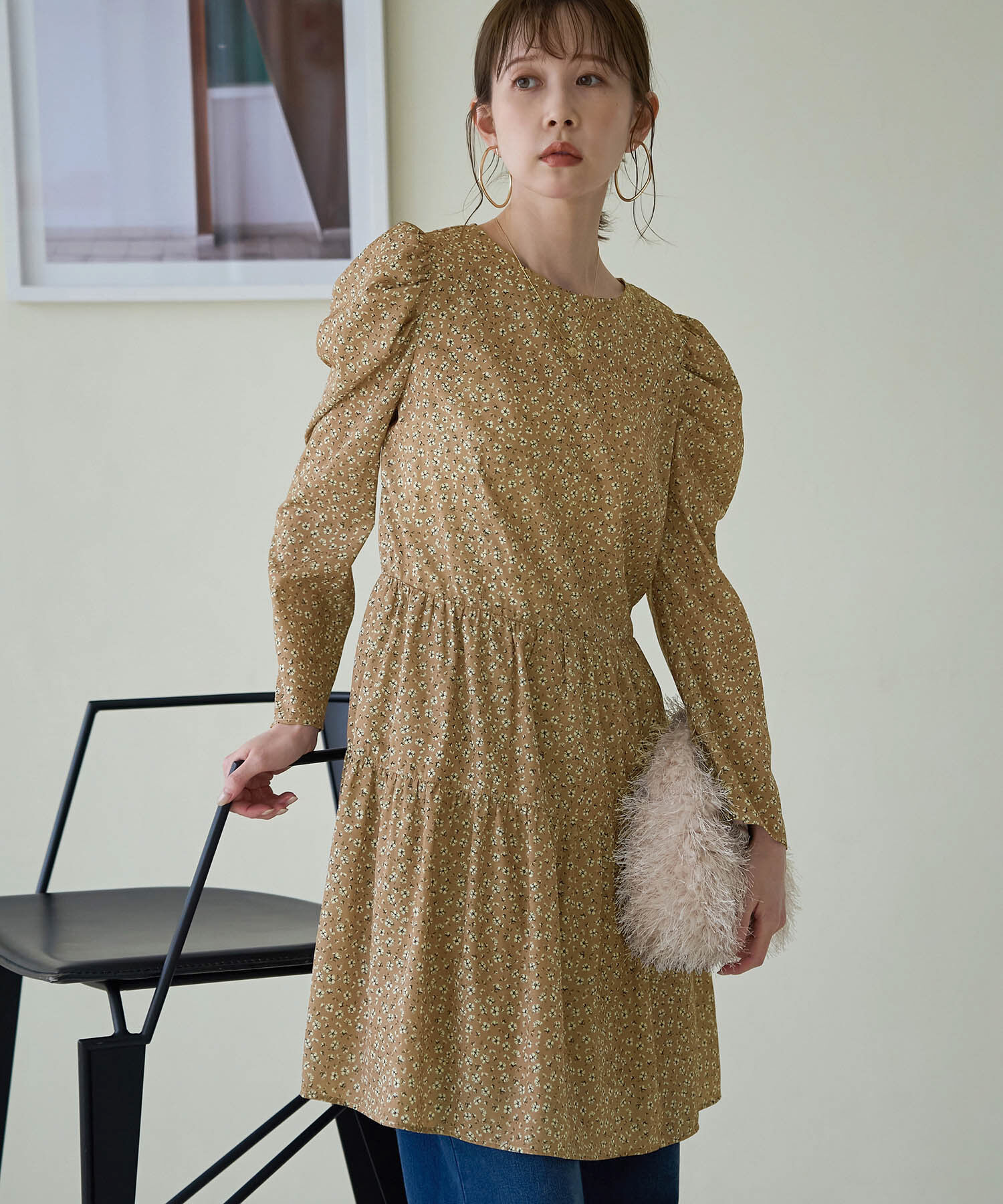 Rope&rsquo;Picnic「小花柄ワンピース/リンクコーデ」|ワンピース|