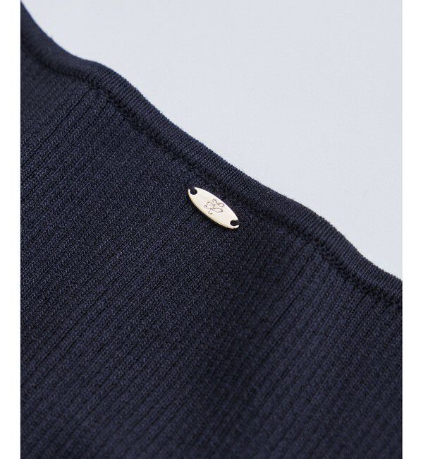 Rope&rsquo;Picnic「スクエアネックリブニット」|ニット・セーター|