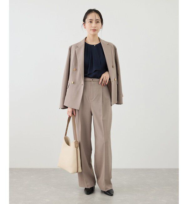 Rope&rsquo;Picnic「【WEB限定サイズ】配色アソートボウタイフウブラウス」|シャツ・ブラウス|