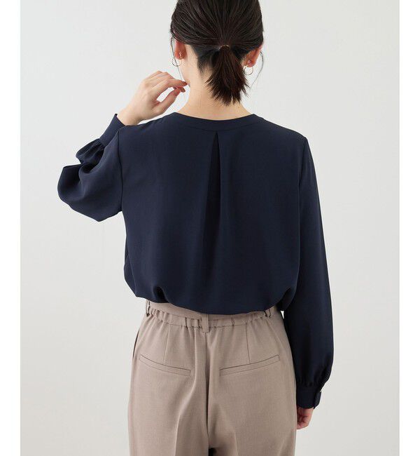 Rope&rsquo;Picnic「【WEB限定サイズ】配色アソートボウタイフウブラウス」|シャツ・ブラウス|