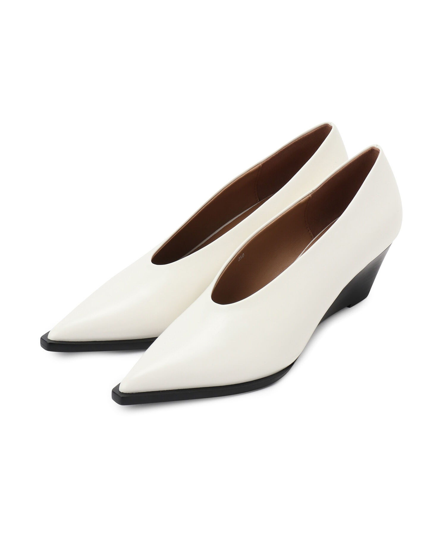 ADAM ET ROPE'「フォルムウェッジパンプス」|パンプス|