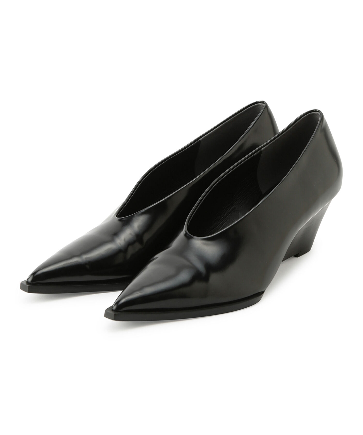 ADAM ET ROPE'「フォルムウェッジパンプス」|パンプス|