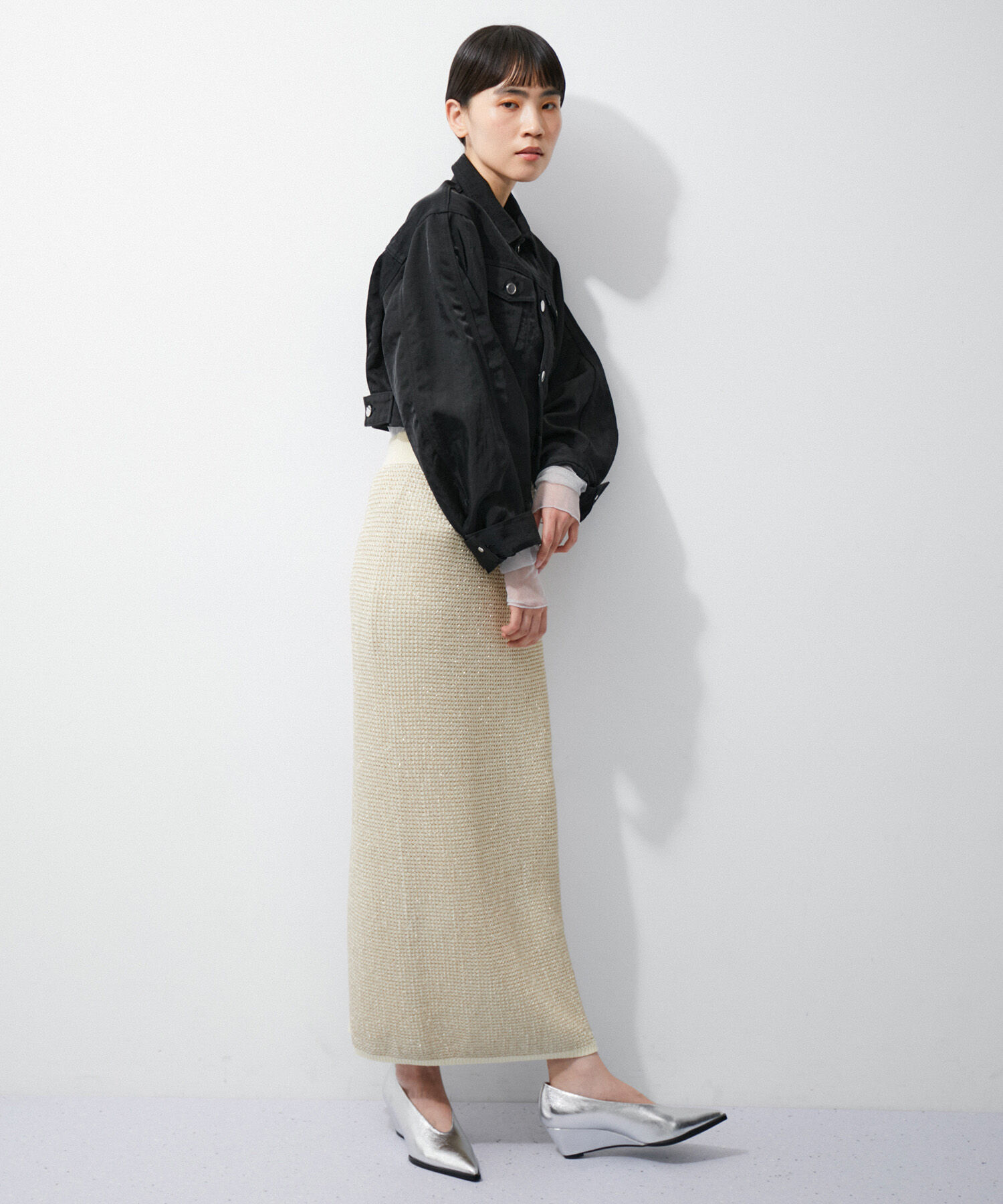 ADAM ET ROPE'「フォルムウェッジパンプス」|パンプス|