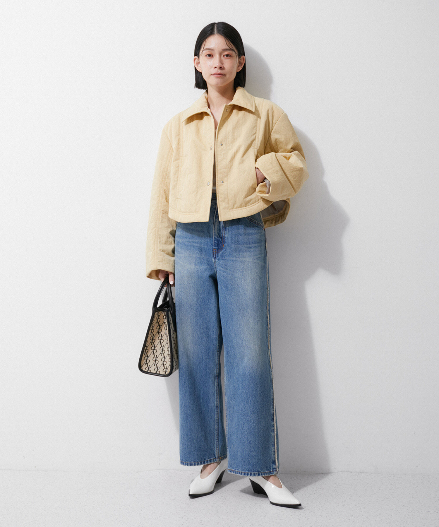 ADAM ET ROPE'「フォルムウェッジパンプス」|パンプス|