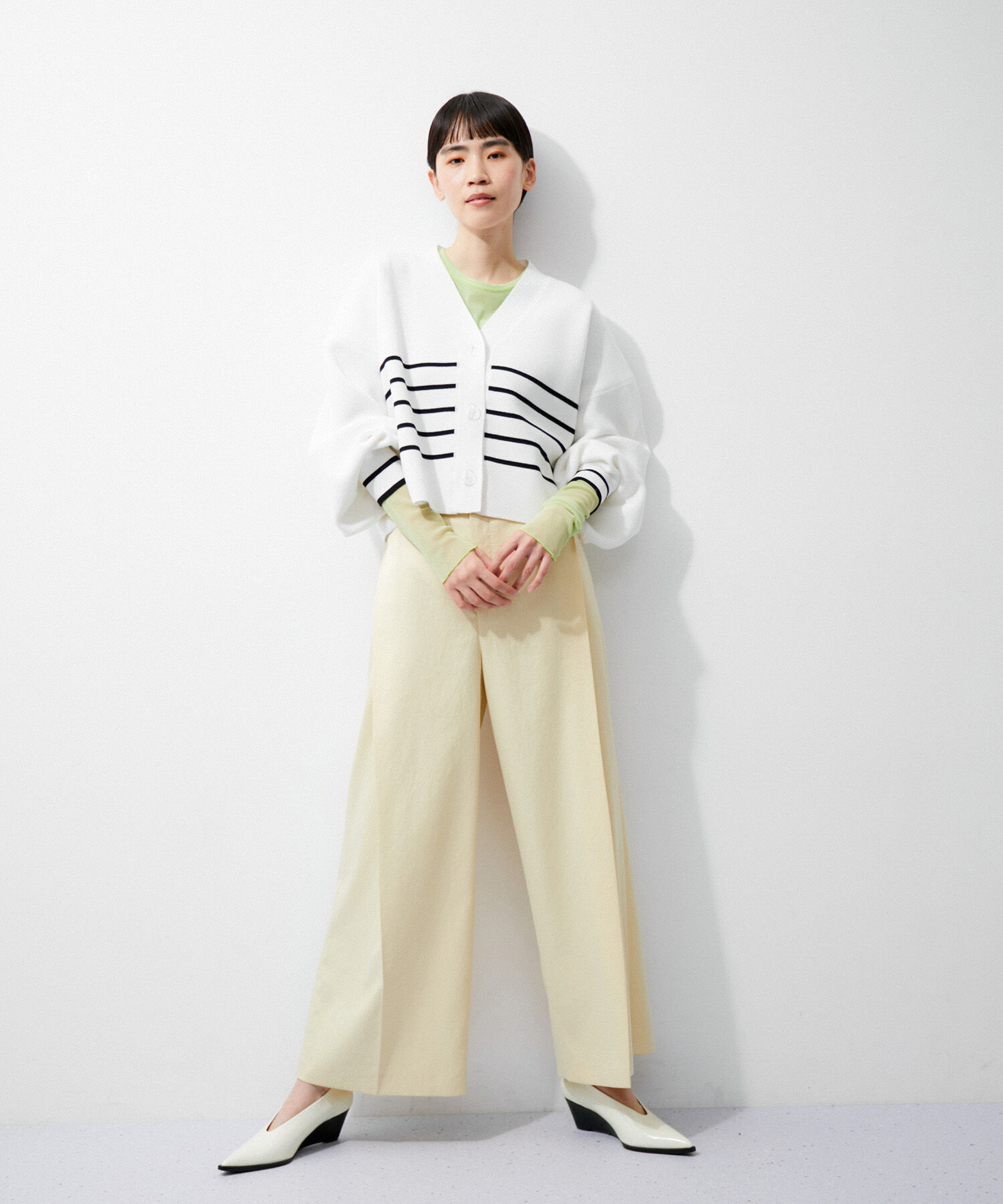 ADAM ET ROPE'「フォルムウェッジパンプス」|パンプス|