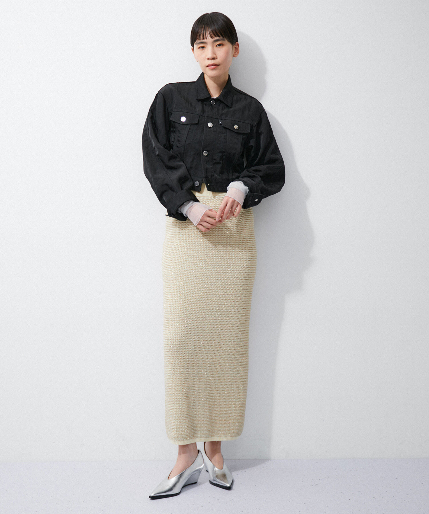 ADAM ET ROPE'「フォルムウェッジパンプス」|パンプス|