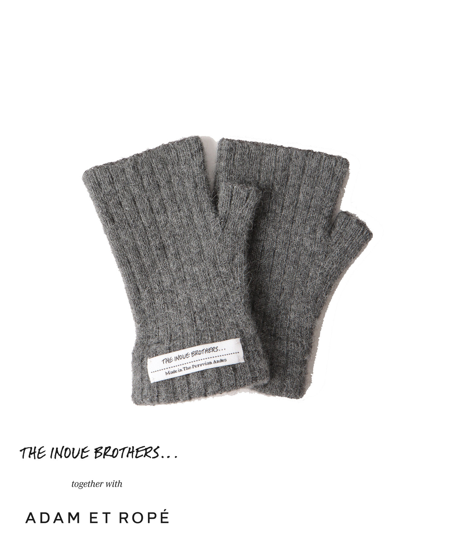 ADAM ET ROPE'「【THE INOUE BROTHERS together with ADAM ET ROPE'】BRUSHED HAND WARMER / UNISEX」|手袋|