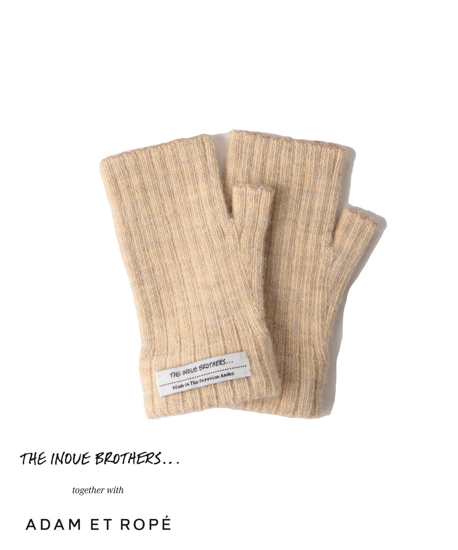 ADAM ET ROPE'「【THE INOUE BROTHERS together with ADAM ET ROPE'】BRUSHED HAND WARMER / UNISEX」|手袋|