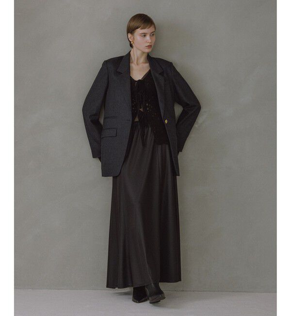 ADAM ET ROPE'「エンボスギャザースカート」|スカート|