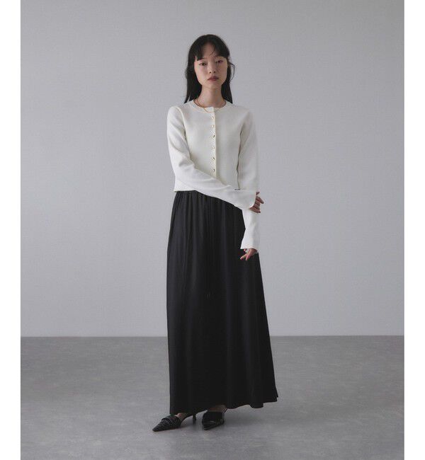 ADAM ET ROPE'「エンボスギャザースカート」|スカート|