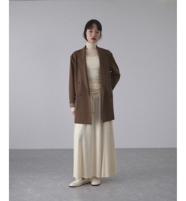 ADAM ET ROPE'「エンボスギャザースカート」|スカート|