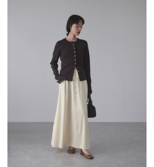 ADAM ET ROPE'「エンボスギャザースカート」|スカート|