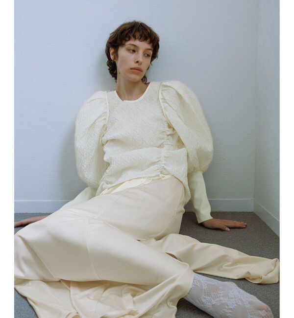 ADAM ET ROPE'「エンボスギャザースカート」|スカート|