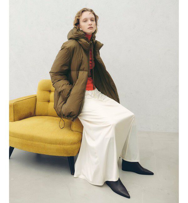 ADAM ET ROPE'「エンボスギャザースカート」|スカート|