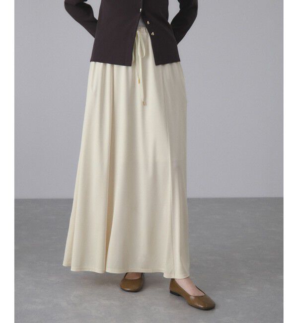 ADAM ET ROPE'「エンボスギャザースカート」|スカート|