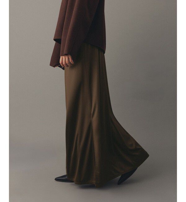 ADAM ET ROPE'「エンボスギャザースカート」|スカート|ブラウン系(21)