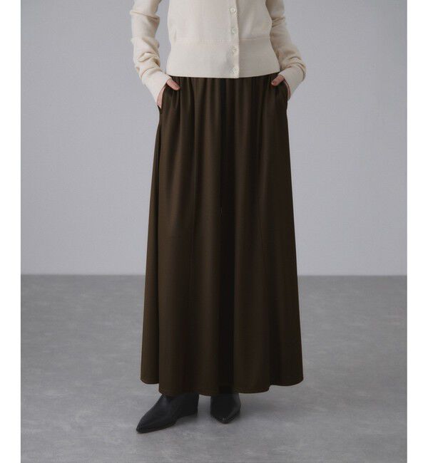 ADAM ET ROPE'「エンボスギャザースカート」|スカート|