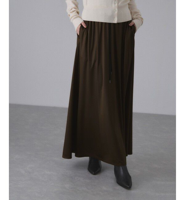 ADAM ET ROPE'「エンボスギャザースカート」|スカート|