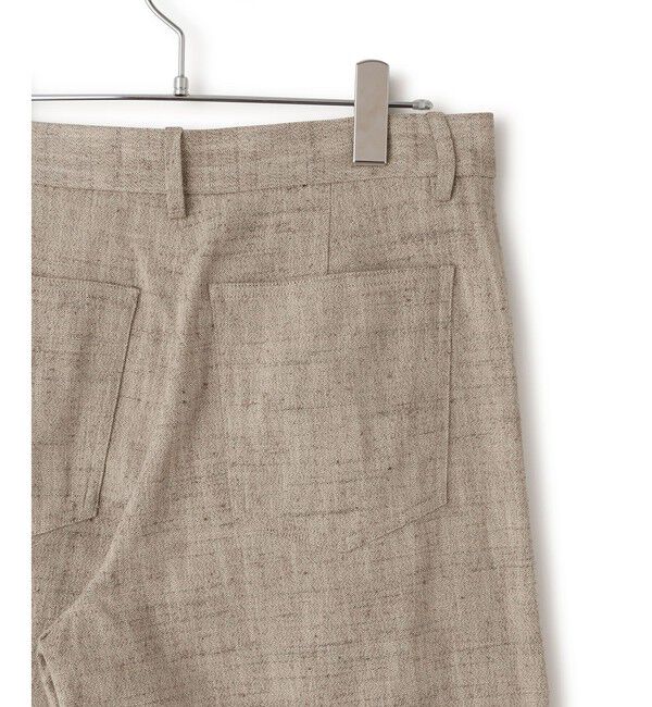 ADAM ET ROPE'「【EMOELLE】シルクネップスラックス」|スラックス|