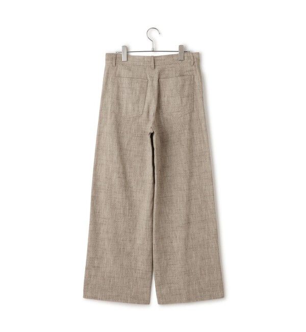 ADAM ET ROPE'「【EMOELLE】シルクネップスラックス」|スラックス|