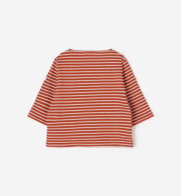 ORCIVAL「ORCIVAL | コットンロード ショートスリーブ ボートネックバスクシャツ WOMEN」|Tシャツ・カットソー|