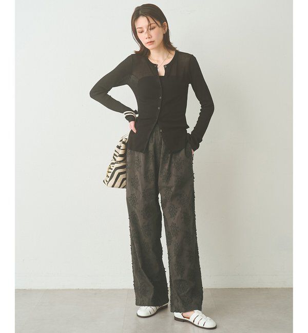  「3D刺繍パンツ」|チノ|