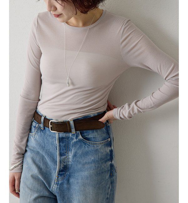  「シアーストレッチロンTEE」|Tシャツ・カットソー|