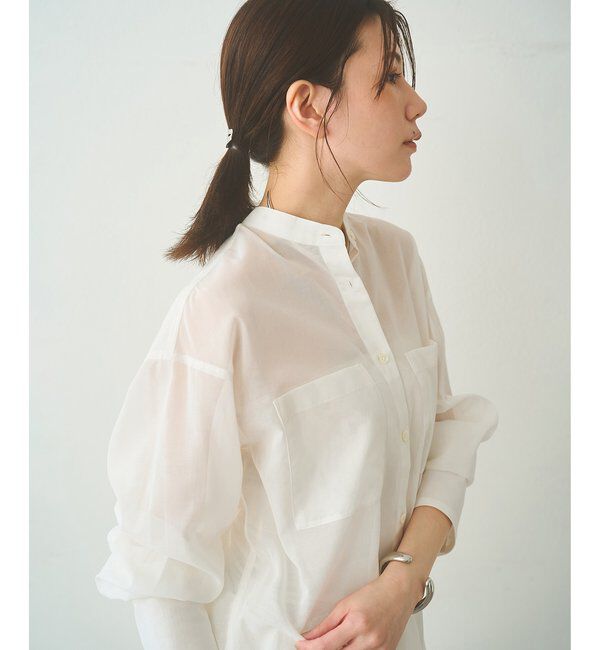  「オーガンジーシャツ」|シャツ・ブラウス|